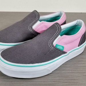 Vans Classic Slip-on Shoes, Pop Rabbit / Prism Pink, Toddler Size 13.5 / 31